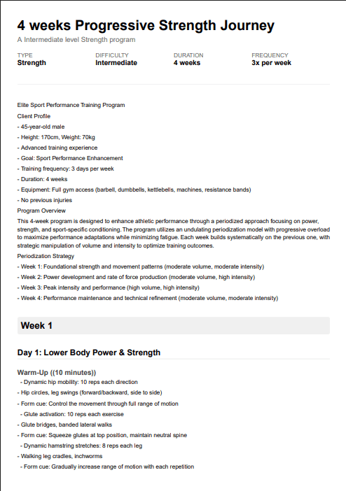 PDF & Shareable Exports